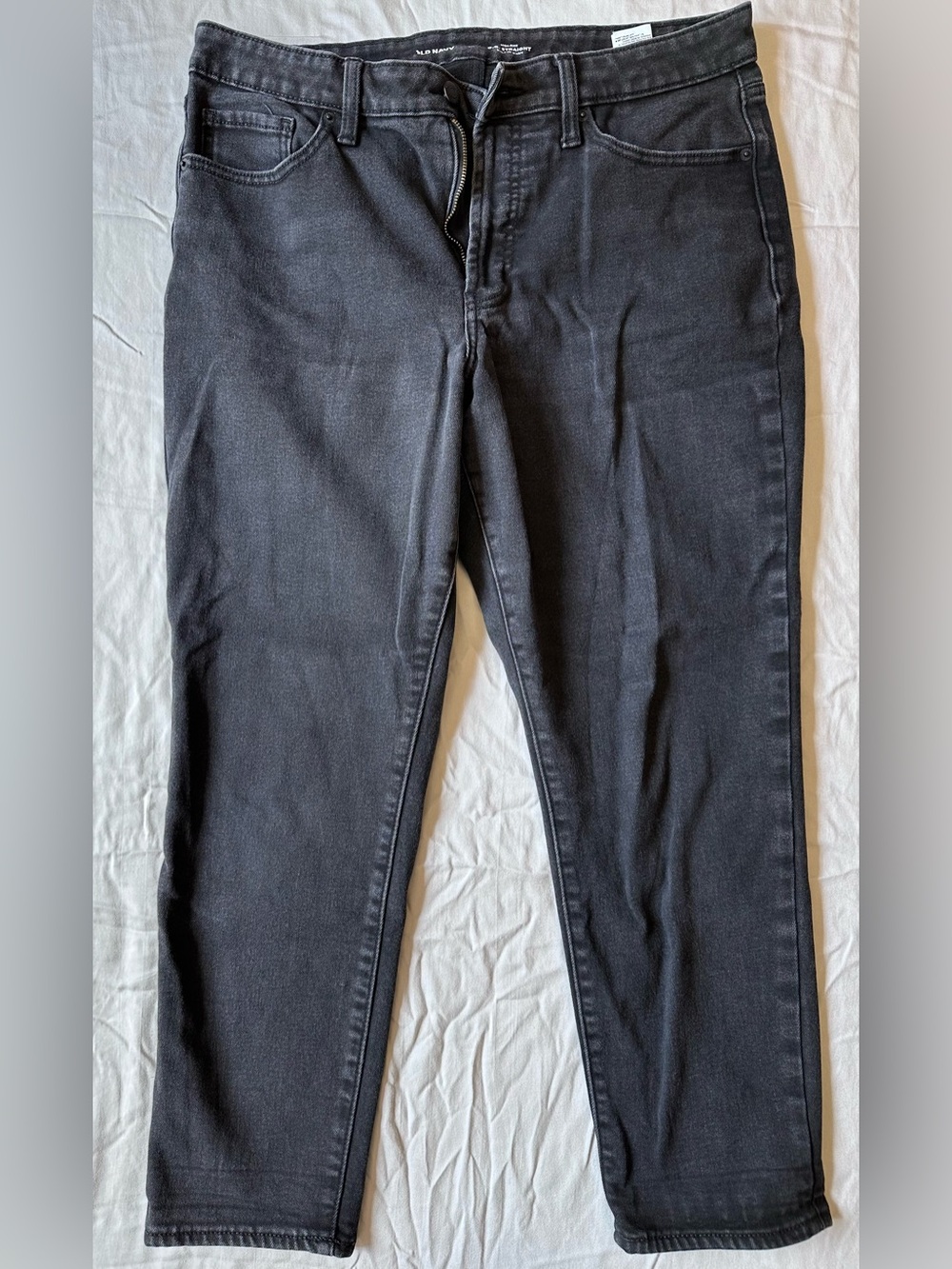 Old Navy Women's Black Straight-leg Jeans